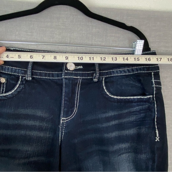 M Jeans Blue Jeans with Tapered Leg and Fading - Picture 8 of 11